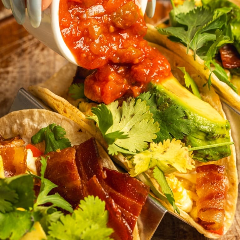 Breakfast Tacos at Our Restaurant